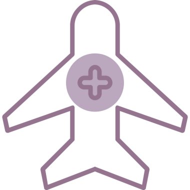 flight icon vector illustration