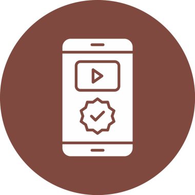 Vektör Mobil simge illüstrasyonu