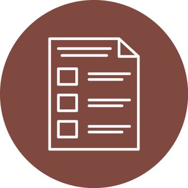 Belge simgesinin vektör illüstrasyonu