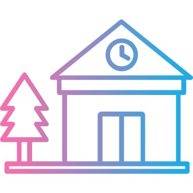 Bir noel ağacının vektör çizimi