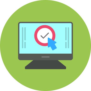 dizüstü bilgisayar simgesi, vektör illüstrasyonu, tasarım