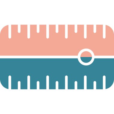 Cetvel simgesi çizimini ölç