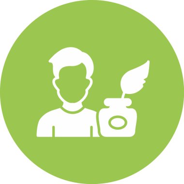 Ekoloji ikonu. vektör illüstrasyonu