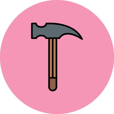 Balta. Web simgesi vektör illüstrasyonu