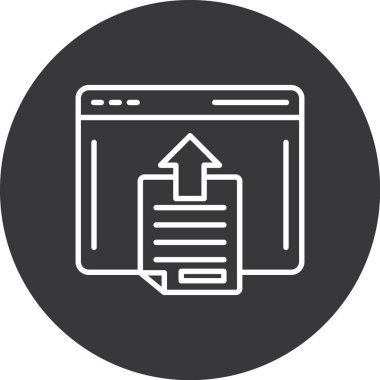 seo modern simgesinin vektör illüstrasyonu