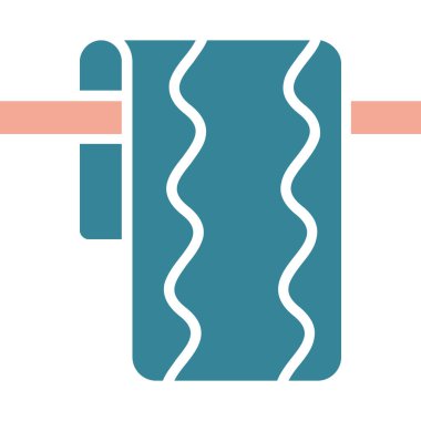 Modern b 'nin vektör illüstrasyonunda yiyecek ikonu yok