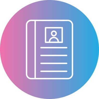 Belge. Web simgesi basit illüstrasyon