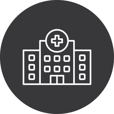 Hastane Binası vektör çizim