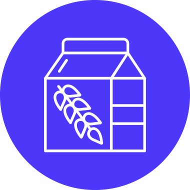 Bir çiftlik simgesinin vektör illüstrasyonu