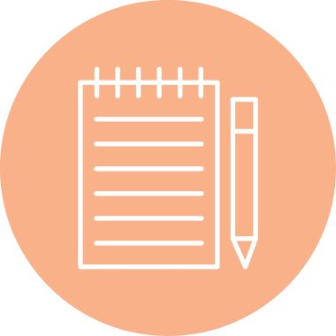 Kalem. Web simgesi basit tasarım
