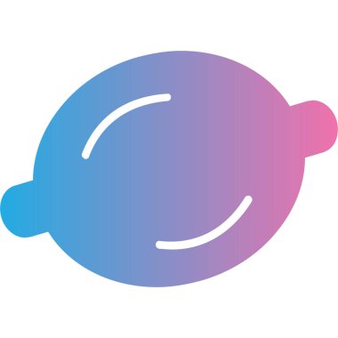 Ay. Web simgesi vektör illüstrasyonu