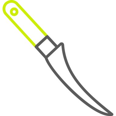 bıçak simgesi vektör illüstrasyonu