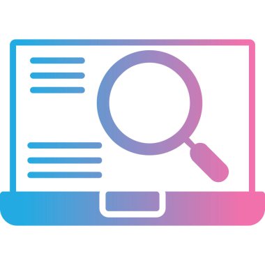 Vektör çizimi. seo modern basit