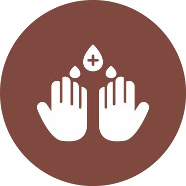 çapraz işaretli el, vektör illüstrasyonu