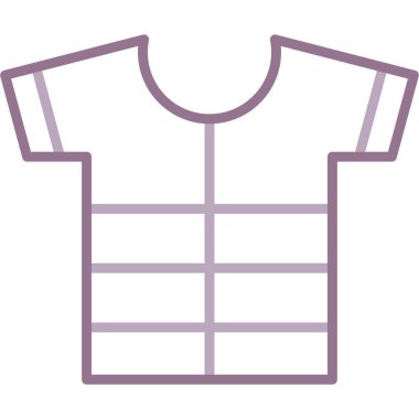 Kıyafetler. Web simgesi basit illüstrasyon