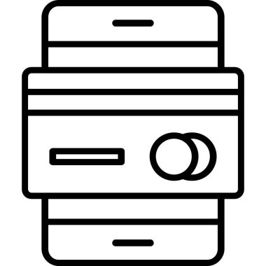 Para için. Web simgesi basit illüstrasyon