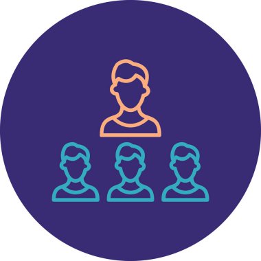 İş simgesinin vektör illüstrasyonu