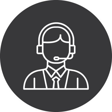 Çağrı merkezi. Web simgesi