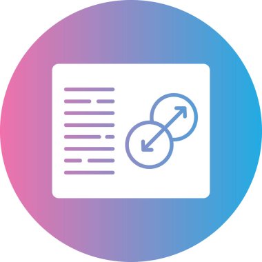 belge simgesi vektör illüstrasyonu