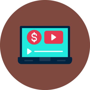 Online Pazarlama vektör simgesi