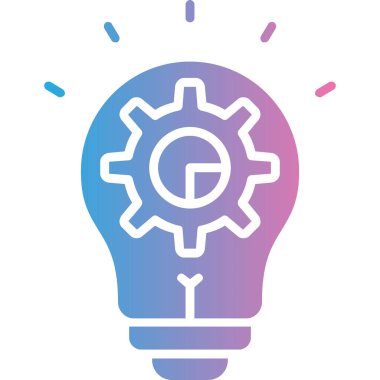 ampul simgesi vektör illüstrasyonu