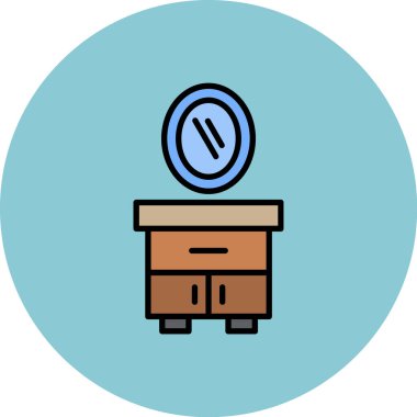 Seo simgesinin vektör illüstrasyonu