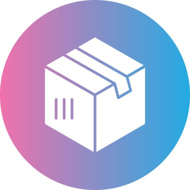 kutu simgesi vektör illüstrasyonu