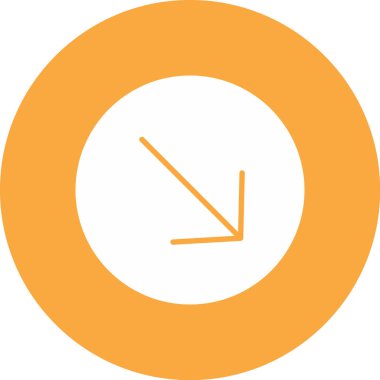Saat. Web simgesi basit illüstrasyon