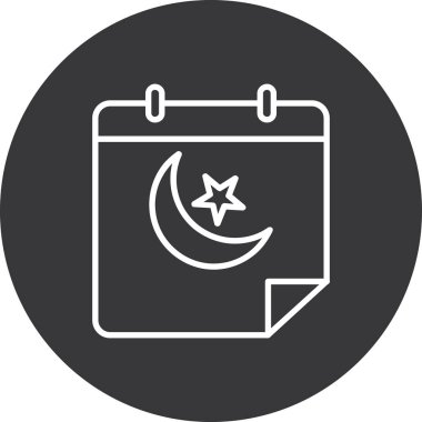 ramadan simge vektör işareti