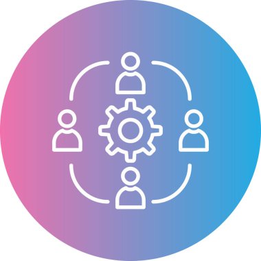 iş simgesi vektör illüstrasyonu