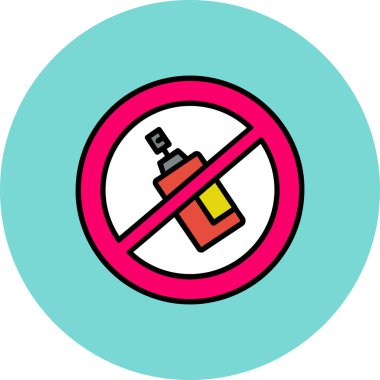 Bir sigara simgesinin vektör illüstrasyonu