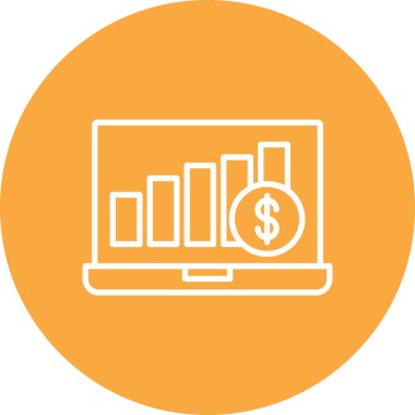 Çizelge. Web simgesi basit illüstrasyon