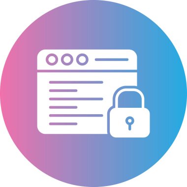 ikon vektör illüstrasyonunu kilitle