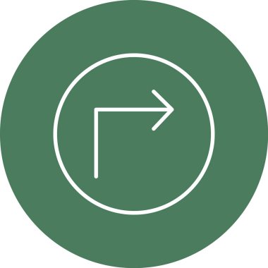 ok simgesi, vektör illüstrasyonu