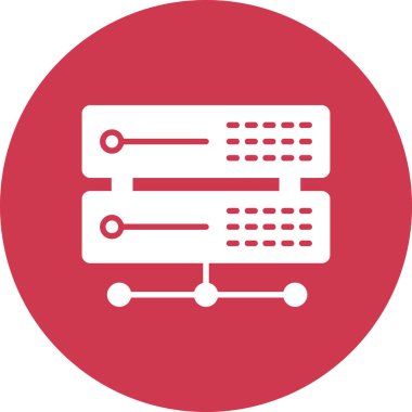 Veri depolama vektör çizim