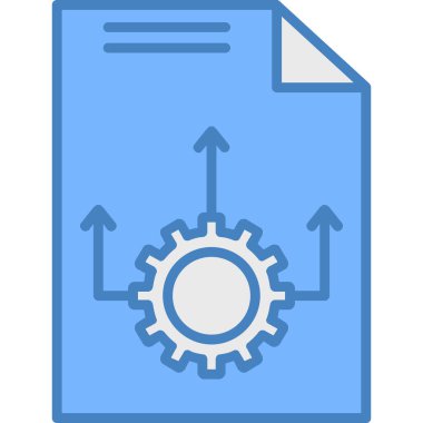 belge dosya vektör simgesi