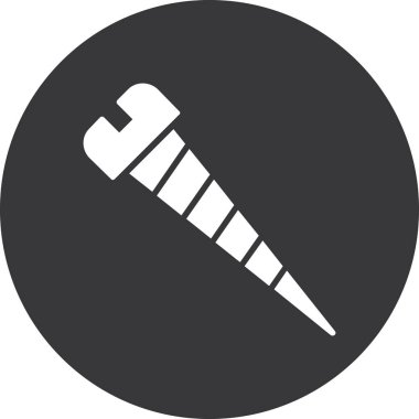 Tek bir izole simgenin vektör illüstrasyonu