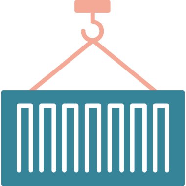 Askı. Web simgesi basit illüstrasyon