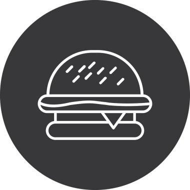 yiyecek web vektör simgesi