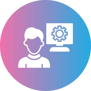 seo modern simgesinin vektör illüstrasyonu