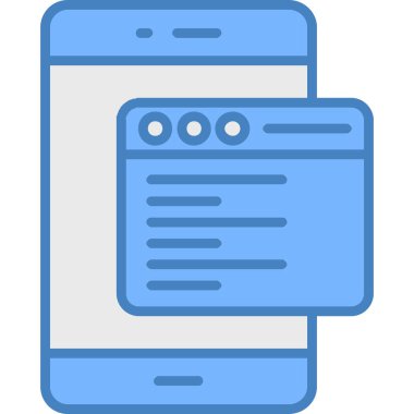 Web tasarım simgesi, vektör illüstrasyonu