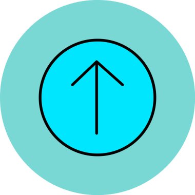 ok simgesi, vektör illüstrasyonu