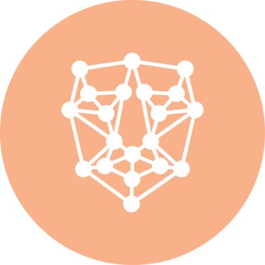 şebeke. Web simgesi basit illüstrasyon