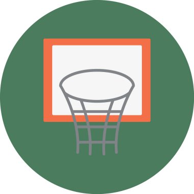 Basketbol sepeti. Basit tasarım