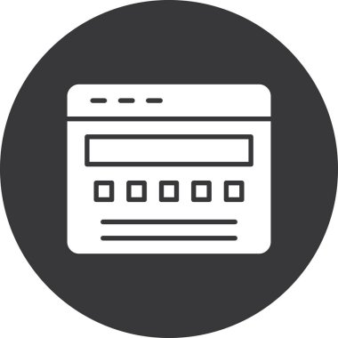 seo modern simgesinin vektör illüstrasyonu