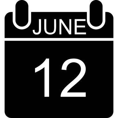 Takvim Kabartma Simgesi Tasarımı