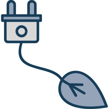 güç dolgu vektör simgesi