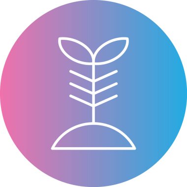 eşsiz bitki vektörü simgesi