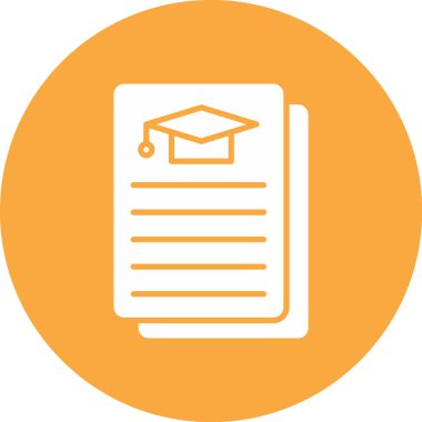 Eğitimin vektör illüstrasyonu modern simge