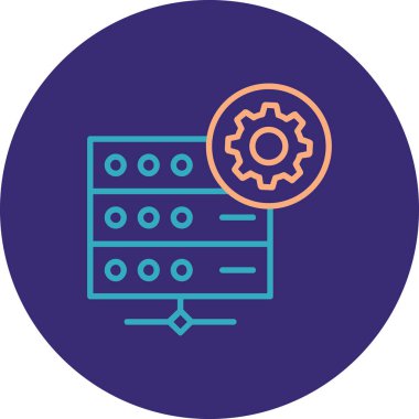 Düz biçim simgesi ayarlayan vektör